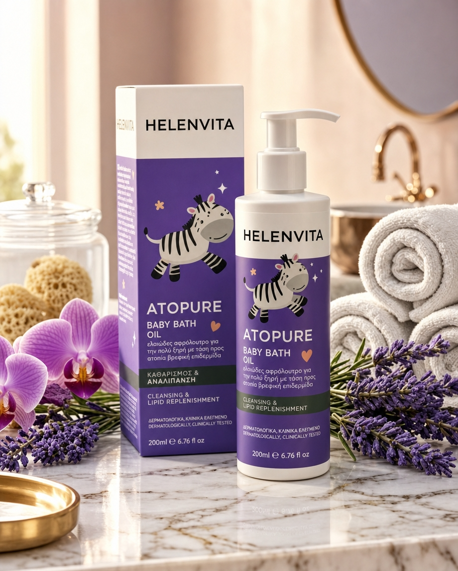 Helenvita Atopure Baby Bath Oil